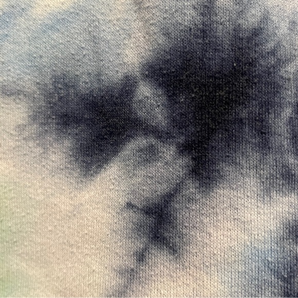 Pink Victoria secret blue tie dye long hoodie M - Picture 4 of 7